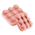 Stampo per ghiaccio a rose – silicone per matcha freddo – altra vista del prodotto
