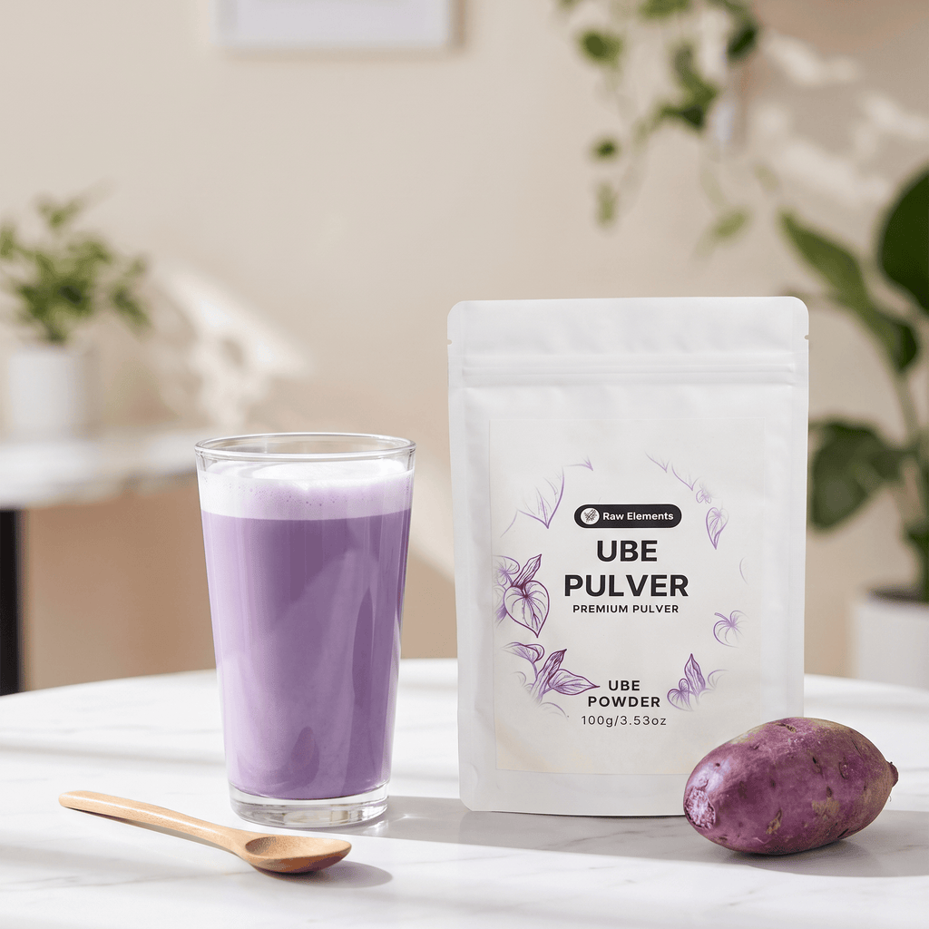 Polvere di ube – igname viola per latte