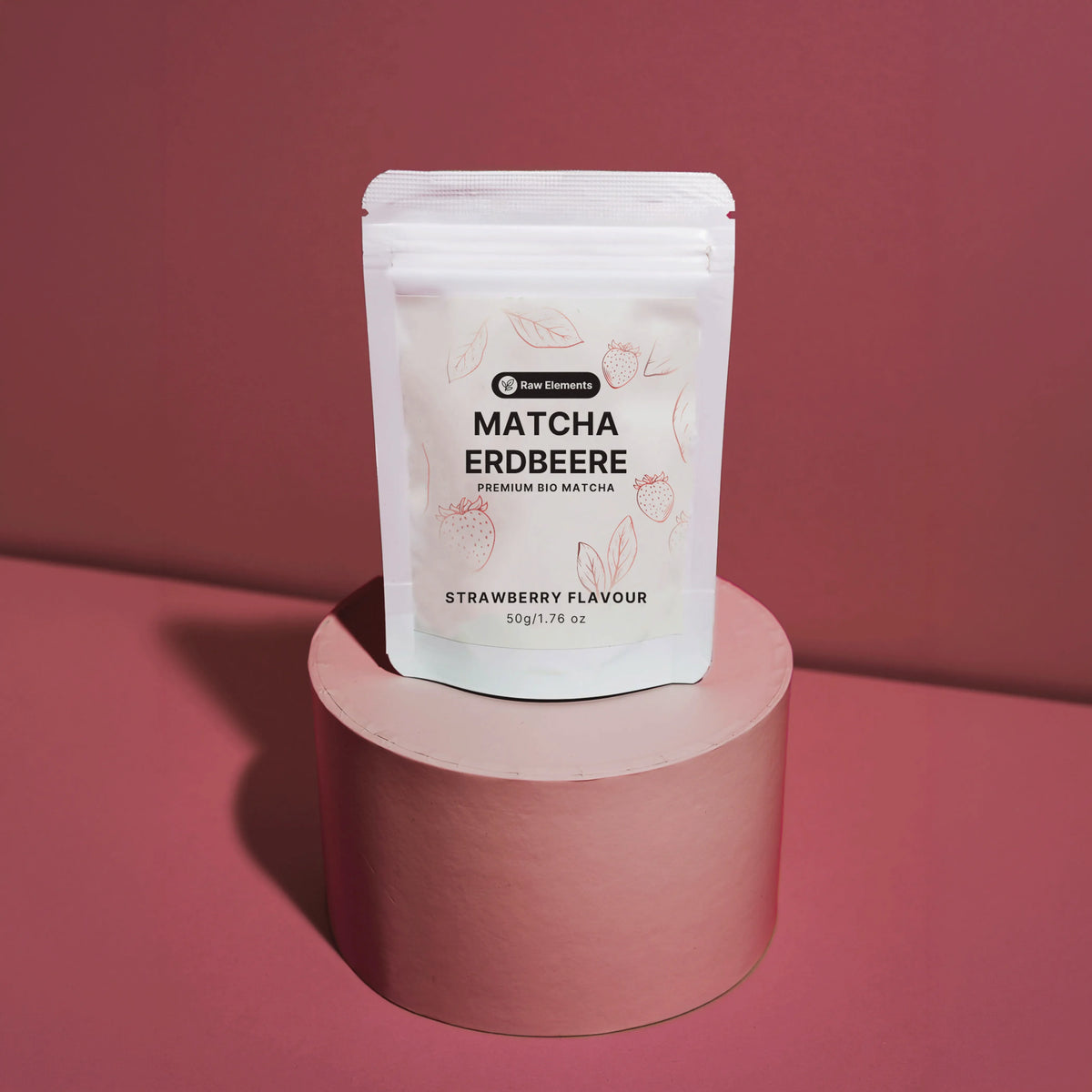 Erdbeer-Matcha – fruchtig aromatisiert