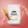 Erdbeer-Matcha-Starterset – mit Besen & Löffel