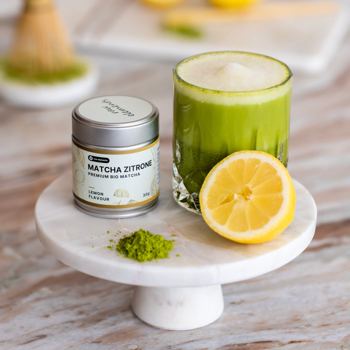 Matcha citron – délicatement aromatisé