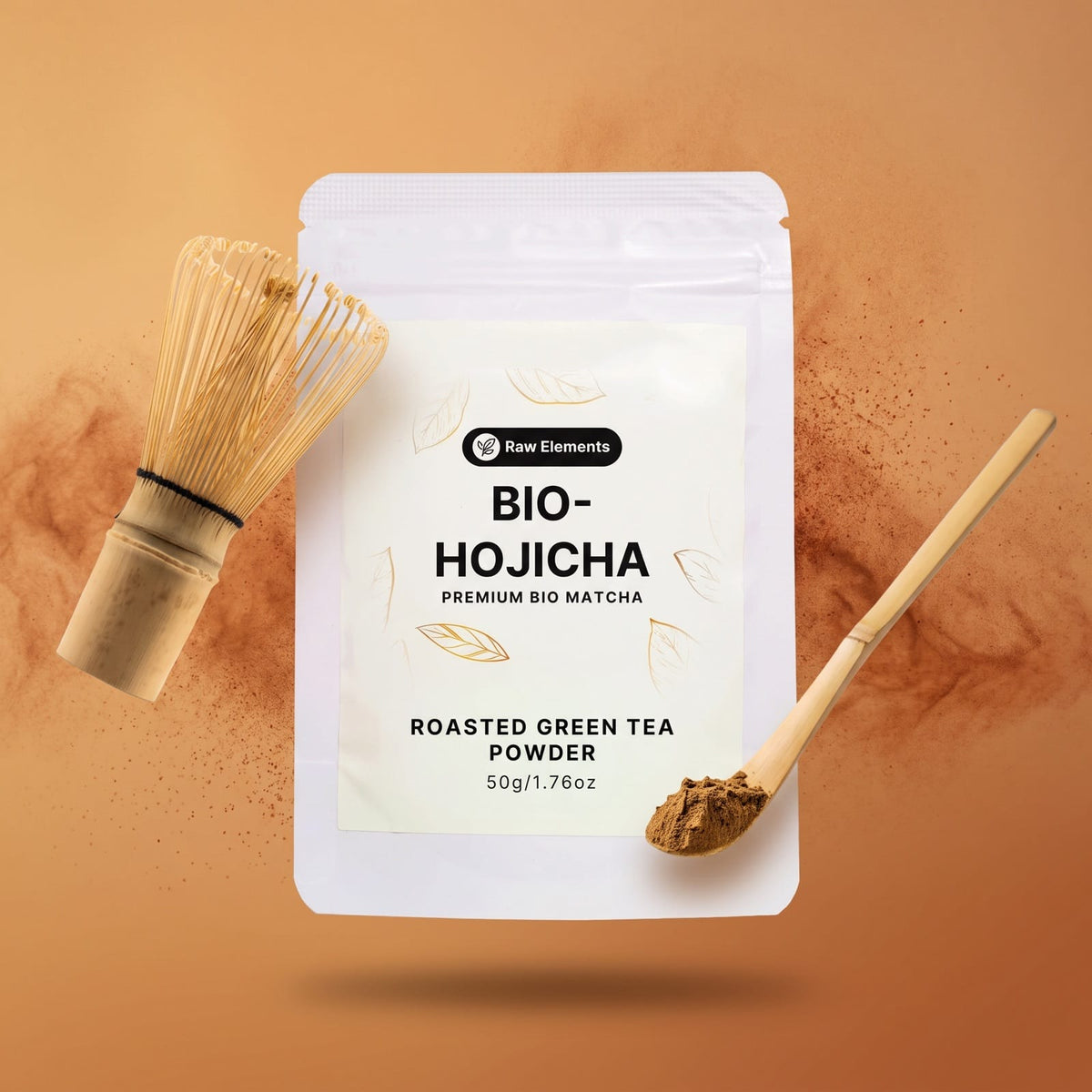 Kit découverte hojicha – avec fouet et cuillère