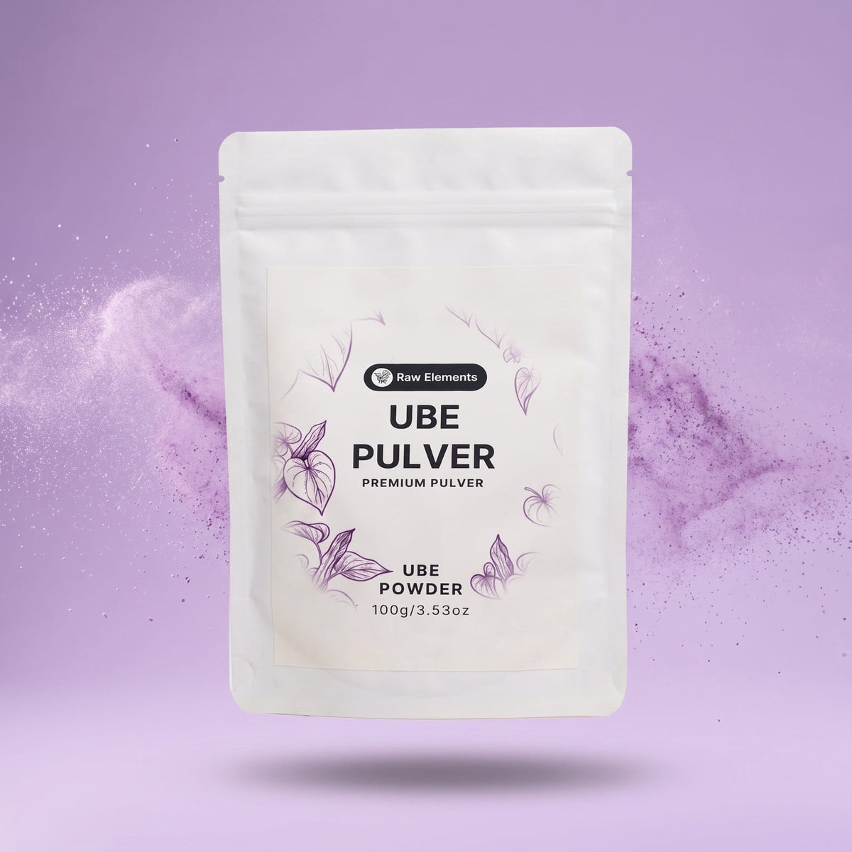 Poudre d’ube – igname violette pour latte